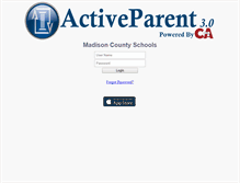 Tablet Screenshot of madison.activeparent.net
